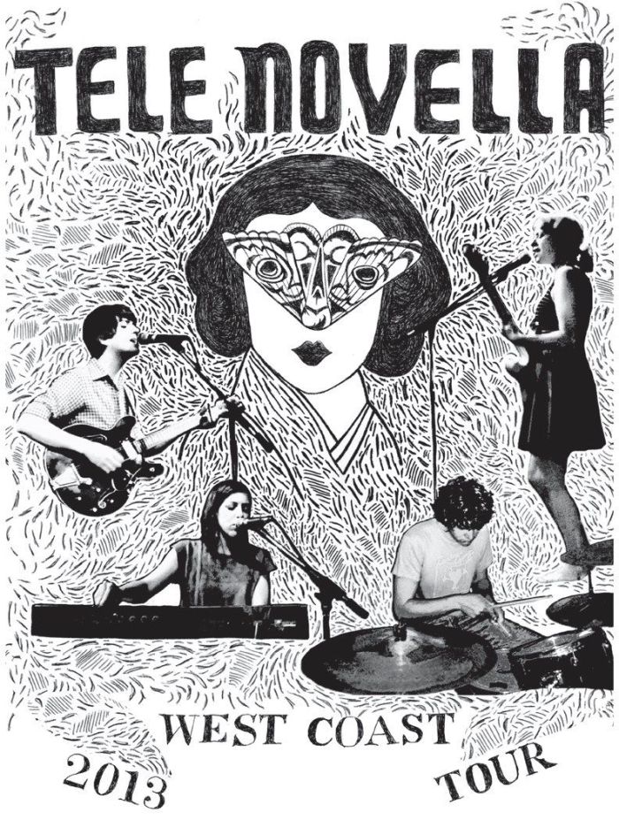 Tele Novella Tour Poster (design: Cari Palazollo)
