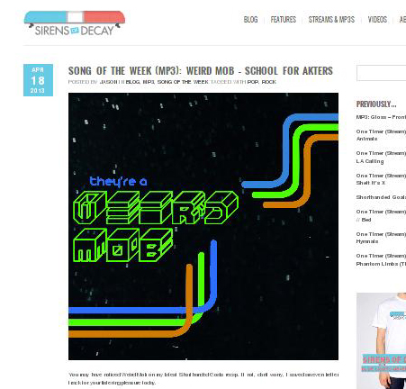 WeirdMob-SirensofDecay