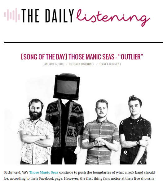 ThoseManicSeas_TheDailyListening